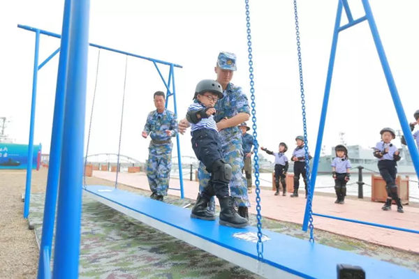 最野小勇士们在测试平衡