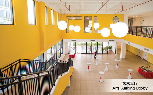 嘉德圣玛丽森林城市国际学校宽敞大气的艺术大厅