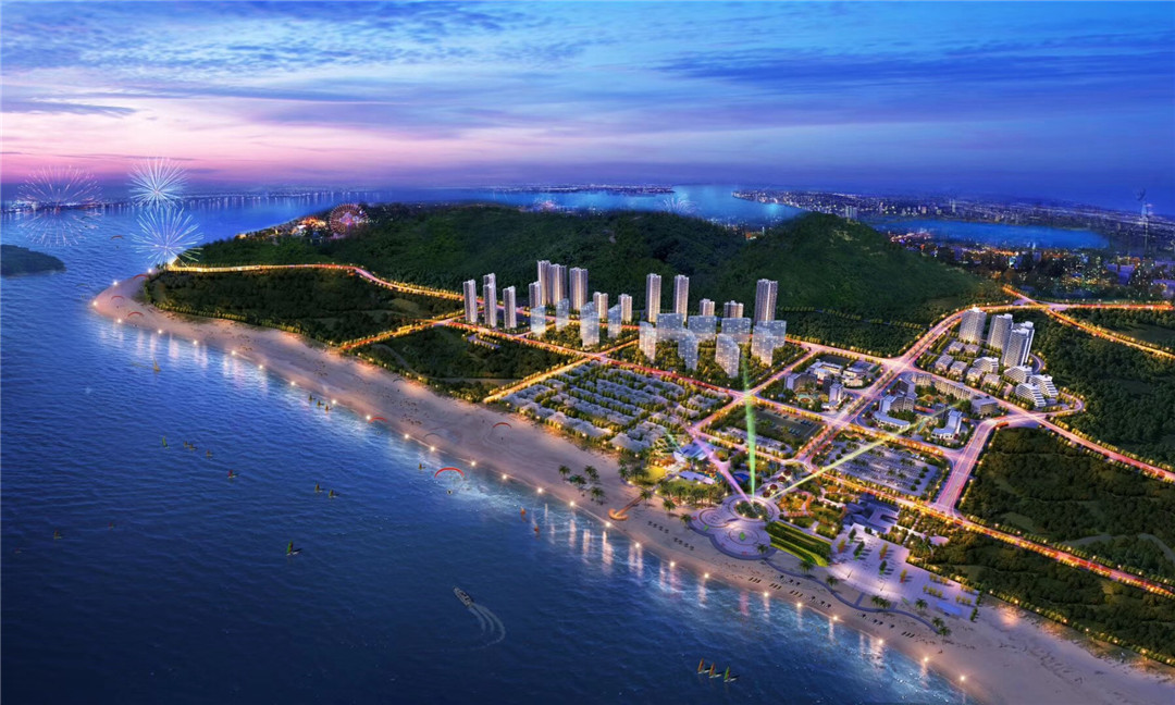 阳江碧桂园月亮湾夜景
