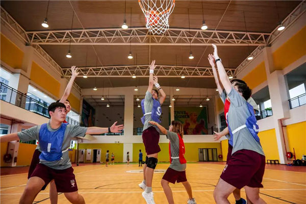 嘉德圣玛丽森林城市国际学校的篮球场